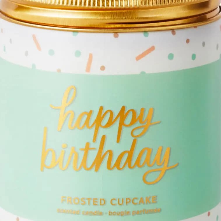 Happy Birthday Scented Single-Wick Jar Candle, 7 oz. [Dimensions 7 oz.; 2.62'' W x 3.62'' H x 2.62'' D, Count 1, Format Candle, Item number 1FCD1010]