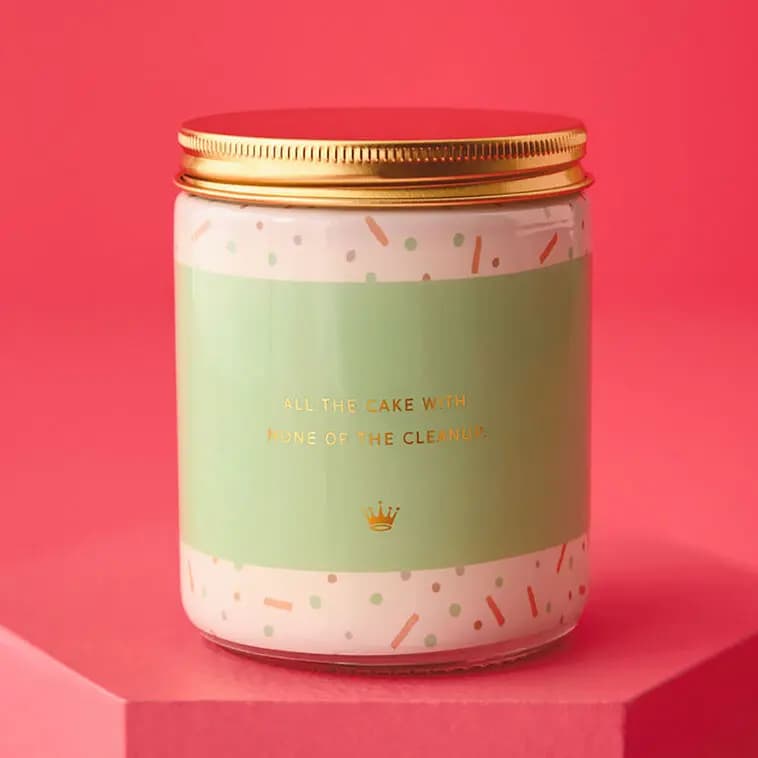 Happy Birthday Scented Single-Wick Jar Candle, 7 oz. [Dimensions 7 oz.; 2.62'' W x 3.62'' H x 2.62'' D, Count 1, Format Candle, Item number 1FCD1010]