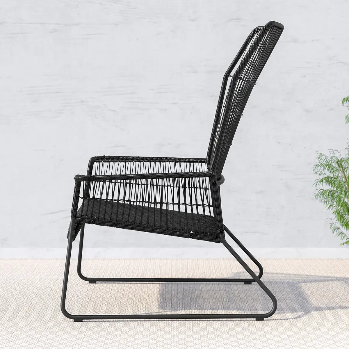IKEA TALLSKÄR Armchair, outdoor, anthracite [Width 32 5/8 ", Depth 32 1/4 ", Height 41 3/4 "]