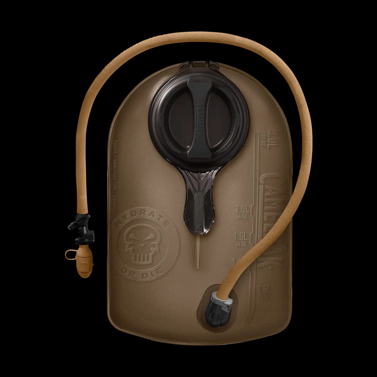 CamelBak Mil Spec CruxÃ¢â€žÂ¢ 3L Short Reservoir [Purpose-built reservoir so you, 25&percnt; more water per, Quick Link Hydrolock]
