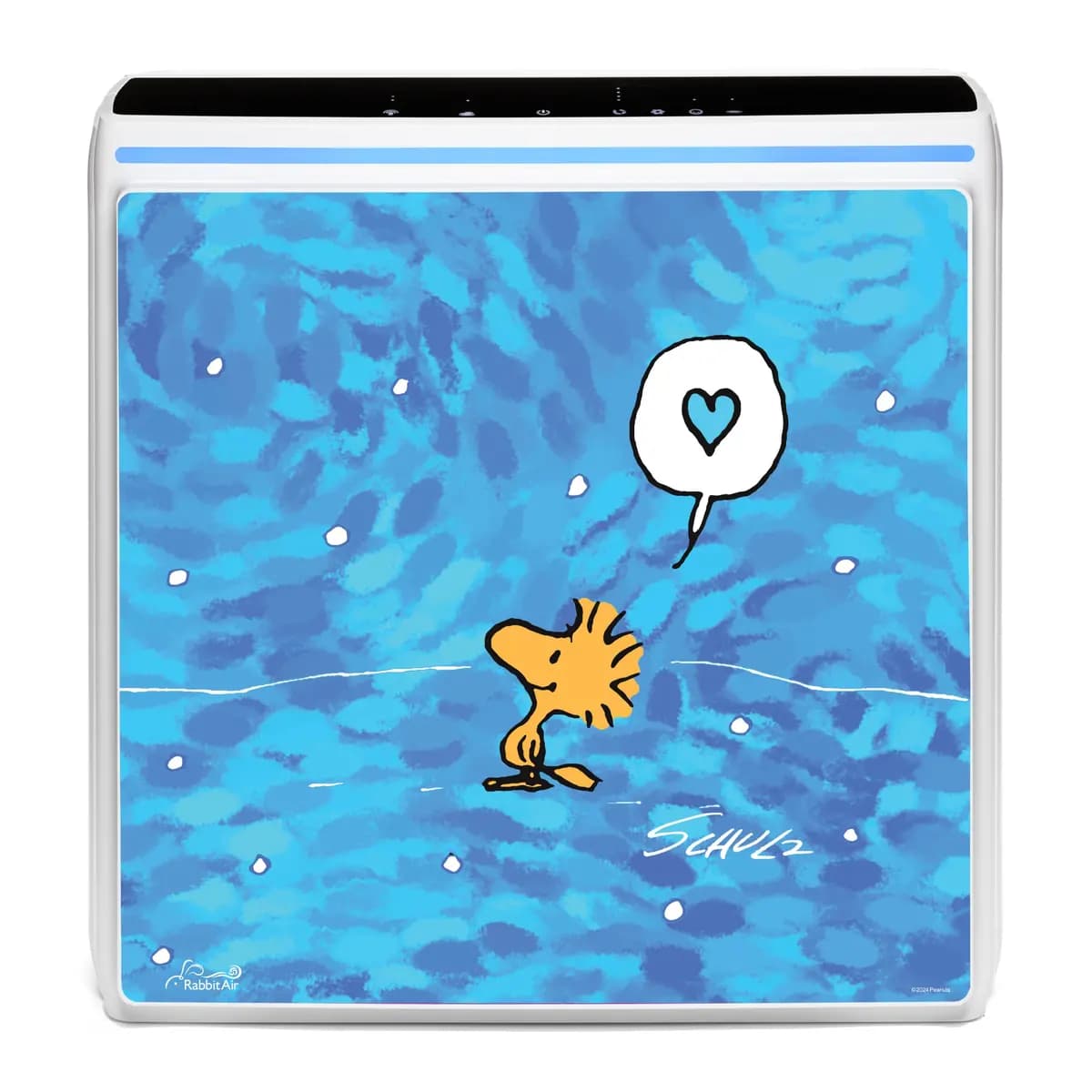 Rabbit Air A3 Peanuts Edition [20.3 lbs, 19.7H x 18.9W x 8.4D in., Artists Series 1,030 sq. ft.]