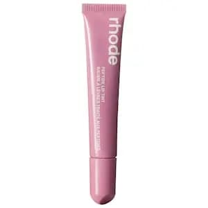 rhode Peptide Lip Tint Nourishing Glaze Pretzel - shimmery warm mauve + caramel-glazed pretzel scent [High Shine, Glaze, 0.3oz/10ml]