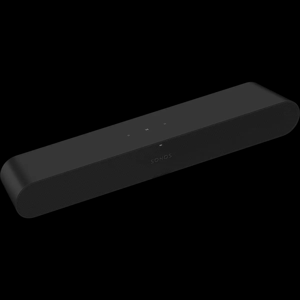 Sonos Ray - Black [All four Class-D digital amplifiers have been fine-tuned to the soundbar's unique acoustic architecture., Two tweeters create a crisp high-frequency response., T