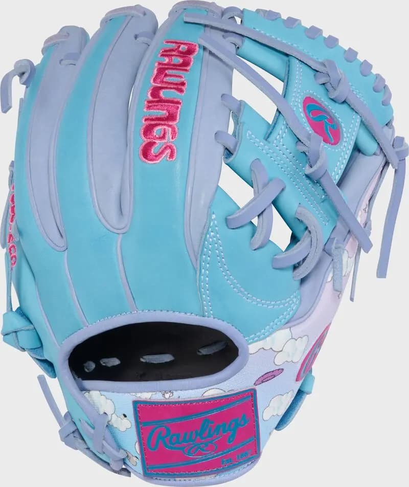 Rawlings Rawlings Icon Fest Heart of the Hide Columbia Blue/Periwinkle 11.5-Inch Infield Glove, Right Hand Throw [R00721359, Conventional, Icon Fest]