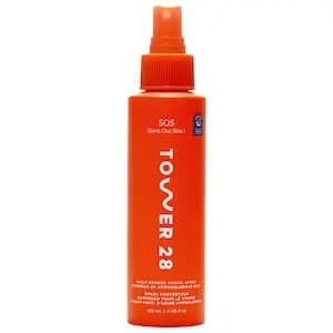 Tower 28 Beauty SOS Daily Hypochlorous Acid Spray for Breakouts & Redness 4 oz/ 120 mL [4 oz/ 120 mL, Hypochlorous Acid, Water and Sodium Chloride]