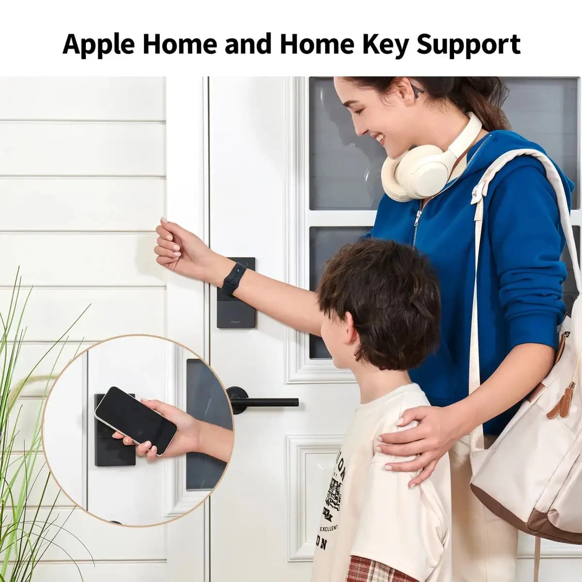 Aqara Smart Lock U50 [5.3 x 2.9 x 3.5 in. (135.8 x 74.8 x 88.4 mm), 3.42 Pounds/1.55KG, IPX5]