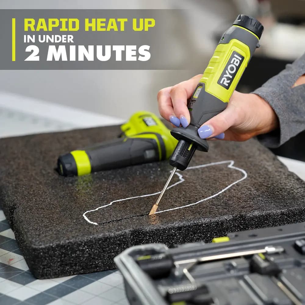 RYOBI USB Lithium Foam Cutter Kit [Battery Capactiy 2Ah, Voltage 4V, USB Cable 21"]