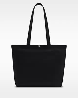 Nike Heritage 2.0 After Dark Tour Tote Bag (22L) Black/Hyper Pink/Reflect Silver [Black/Hyper Pink/Reflect Silver, 21" W x 14" H x 6" D, Internal key loop]