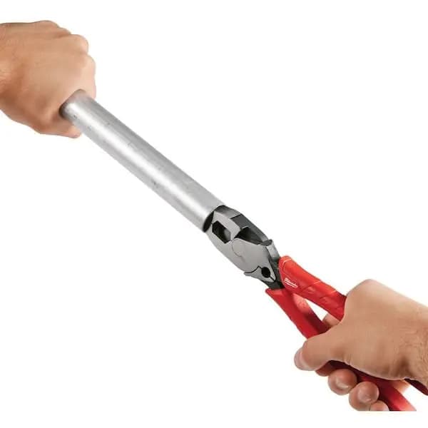 Milwaukee 9 in. High Leverage Lineman's Pliers with Crimper, 48-22-6100 [Electrical Tools Features: Handheld, Features: Adjustable,Anti-Rust, Hand Tool Type: Linesman Pliers]