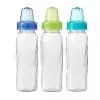 Evenflo Feeding Classic Clear Plastic Baby Bottles - 8oz/3pk [Dimensions (Overall) 7.75 Inches (H) x 7.5 inches (W) x 2.44, Weight .3 Pounds, Suggested Age Newborn and Up, Features