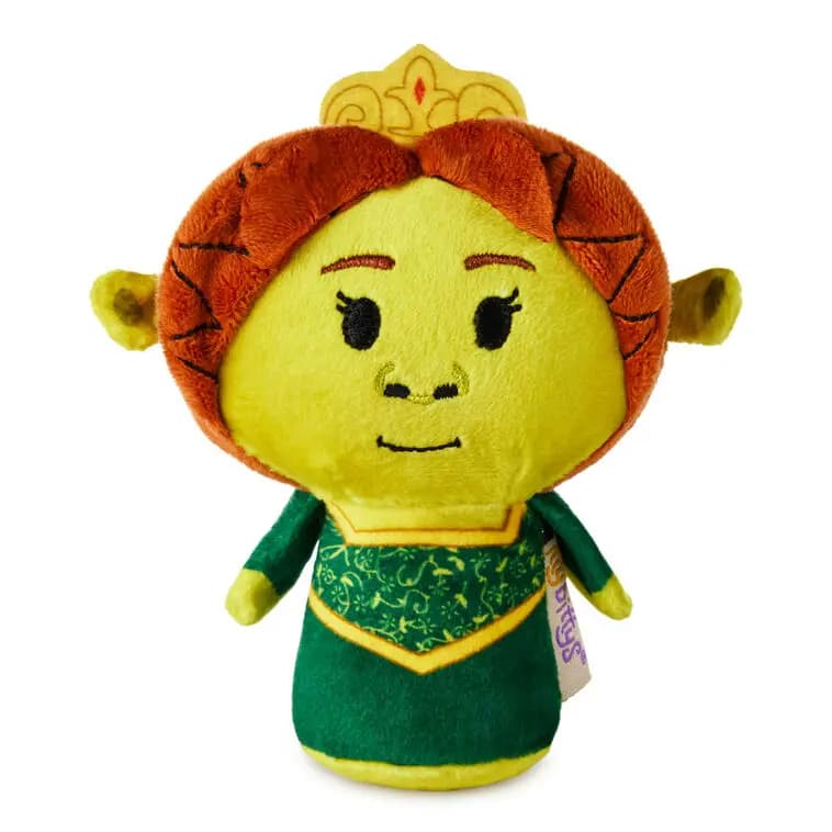 itty bittys Shrek Fiona Plush, 4" [3.75" W x 4" H x 2.25" D, Plush fabric., To clean, wipe with a damp cloth., 1KDD2303]