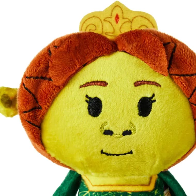 itty bittys Shrek Fiona Plush, 4" [3.75" W x 4" H x 2.25" D, Plush fabric., To clean, wipe with a damp cloth., 1KDD2303]