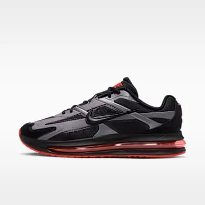 Nike Air Max Metro Men's Shoes Black/Metallic Dark Grey/Bright Crimson/Black [Black/Metallic Dark Grey/Bright Crimson/Black, IW4935-004]