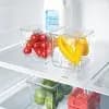2pk Small Produce Bin Fridge Bin with Lid - Brightroom™ [.41 Pounds, Stackable Design, BPA-Free, Hand Wash, Freezer-Safe]