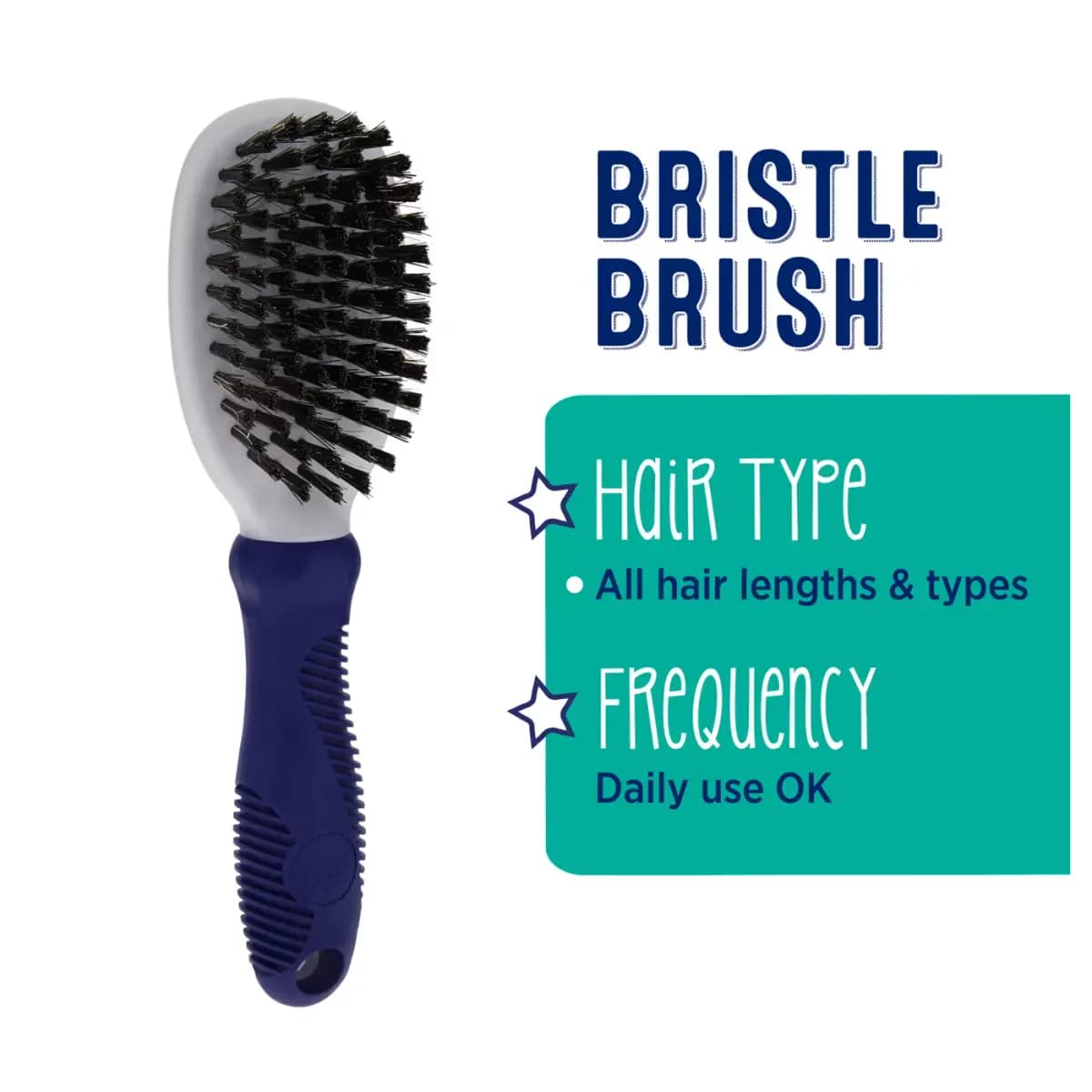 Whisker City® Soft Bristle Cat Grooming Brush [Brand Whisker City®, Includes 1 Brush, Intended For Cats, Color Blue, Grey, Black]