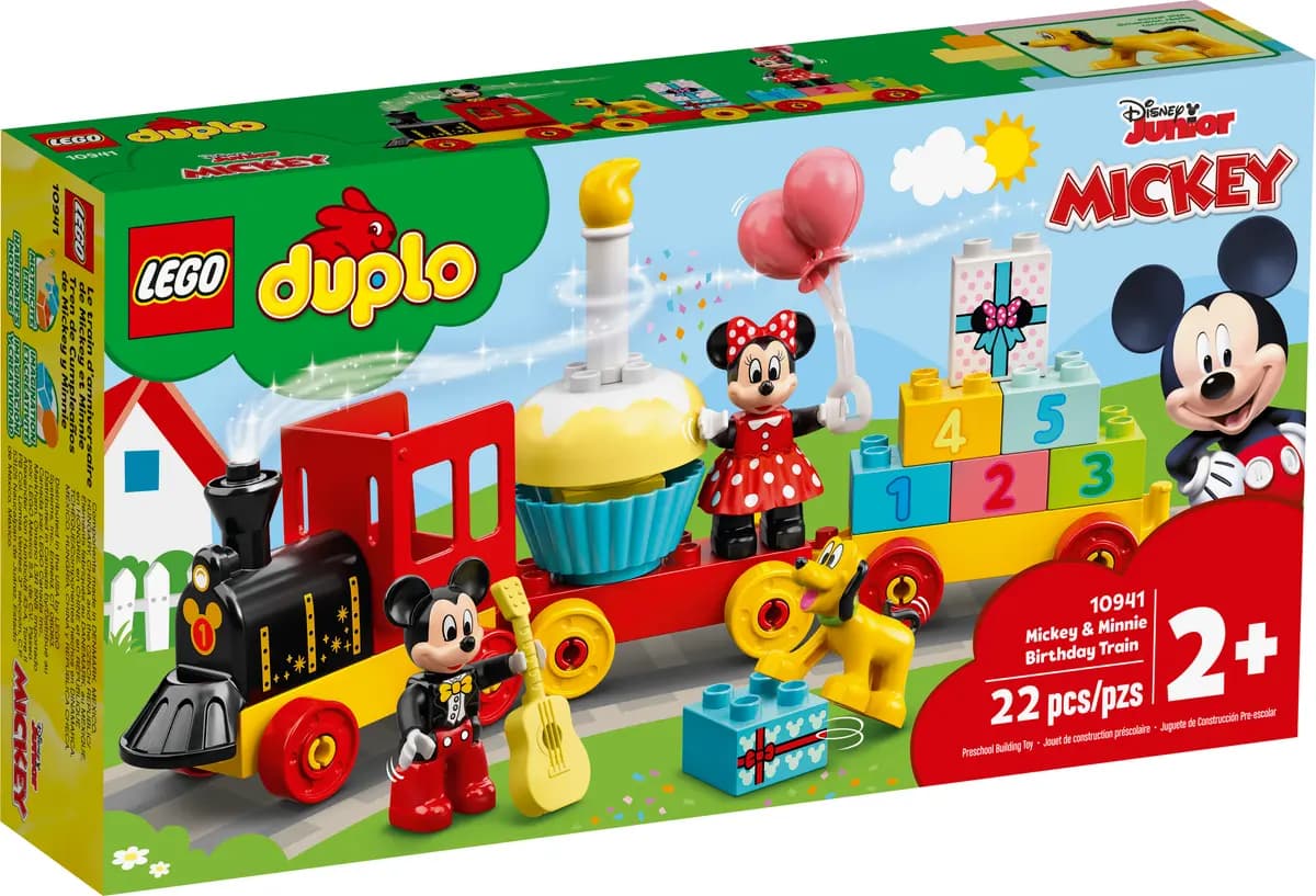 LEGO Mickey & Minnie Birthday Train 10941 [22 pieces, ages 2+, Disney™]