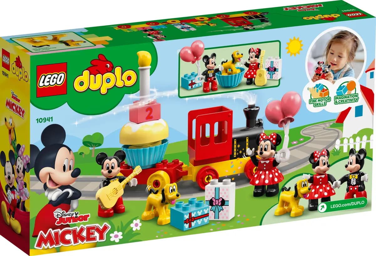 LEGO Mickey & Minnie Birthday Train 10941 [22 pieces, ages 2+, Disney™]
