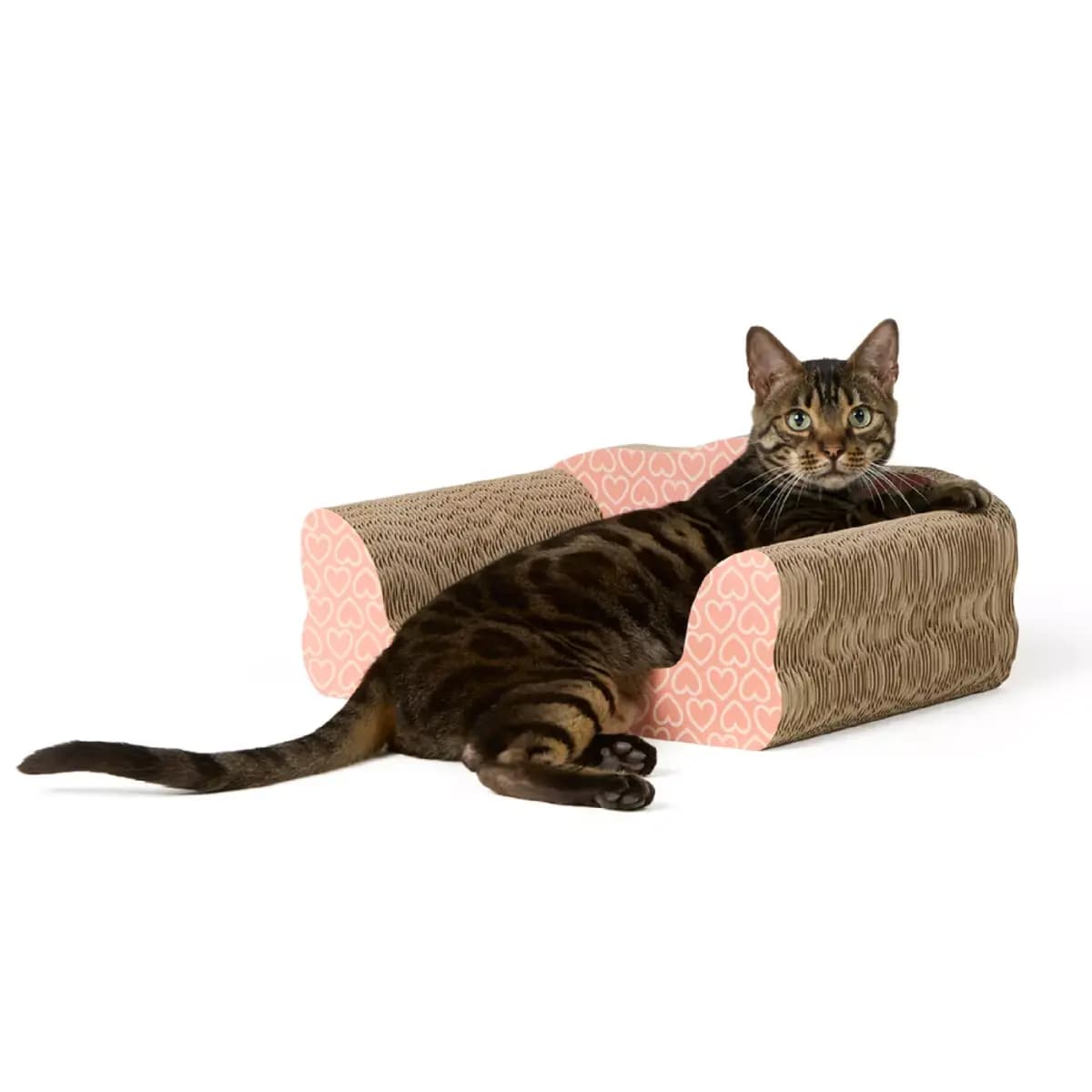 Whisker City® Couch Novelty Cat Scratcher 12x17.3x7in [Item Number 5368377, Brand Whisker City®, Includes 1 Scratcher, Intended For Cats]