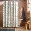 Botanical Floral Scallop Dorm Shower Curtain Blue - Threshold™ [72 Inches (H) x 72 Inches (W), 1.01 Pounds, Plain Weave]