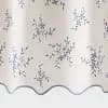 Botanical Floral Scallop Dorm Shower Curtain Blue - Threshold™ [72 Inches (H) x 72 Inches (W), 1.01 Pounds, Plain Weave]
