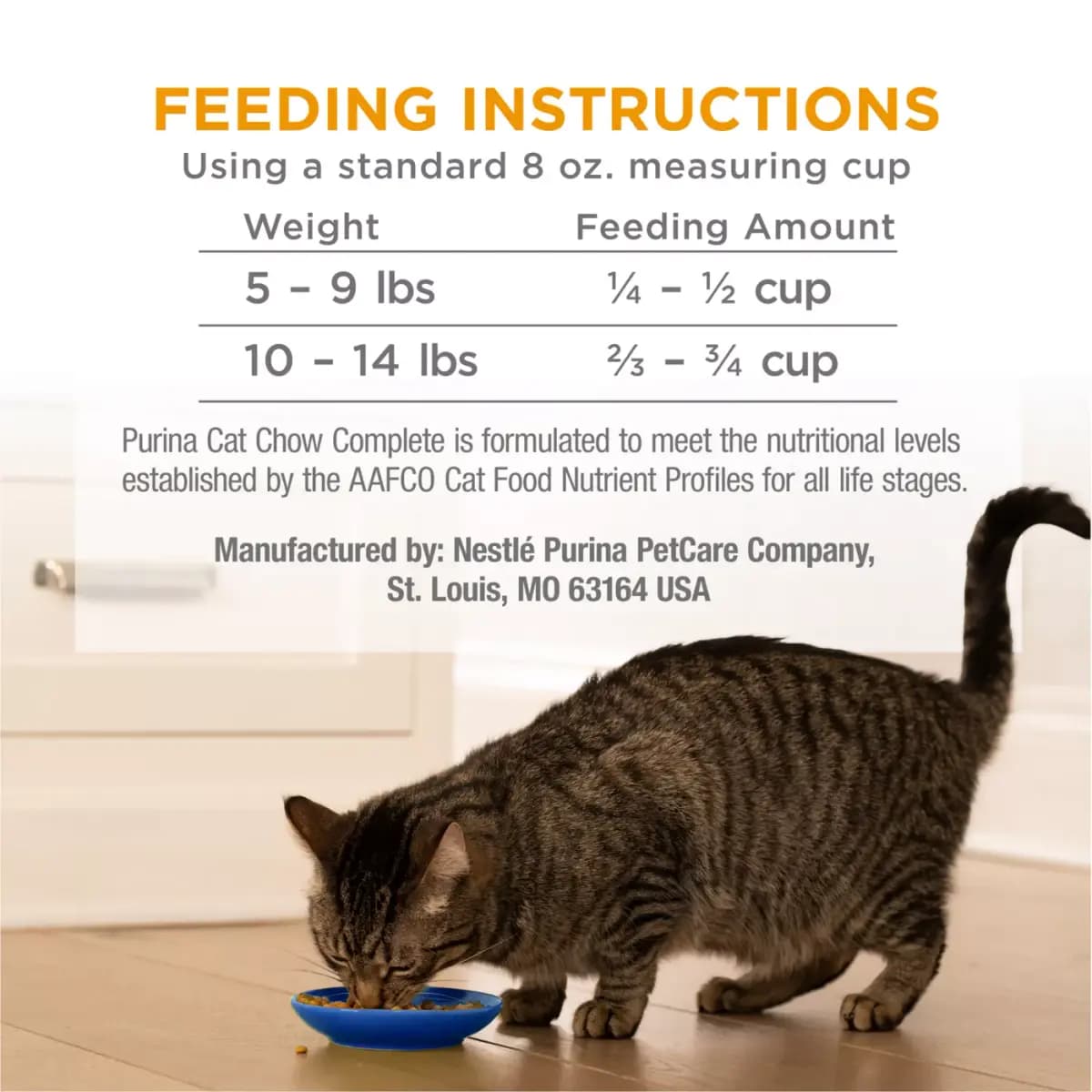 Purina® Cat Chow® Complete All Life Stages Cat Dry Food - Chicken [Species Cat, Brand Cat Chow Complete, Food Type Kibble, Crunchy, Breed Size All Breeds]