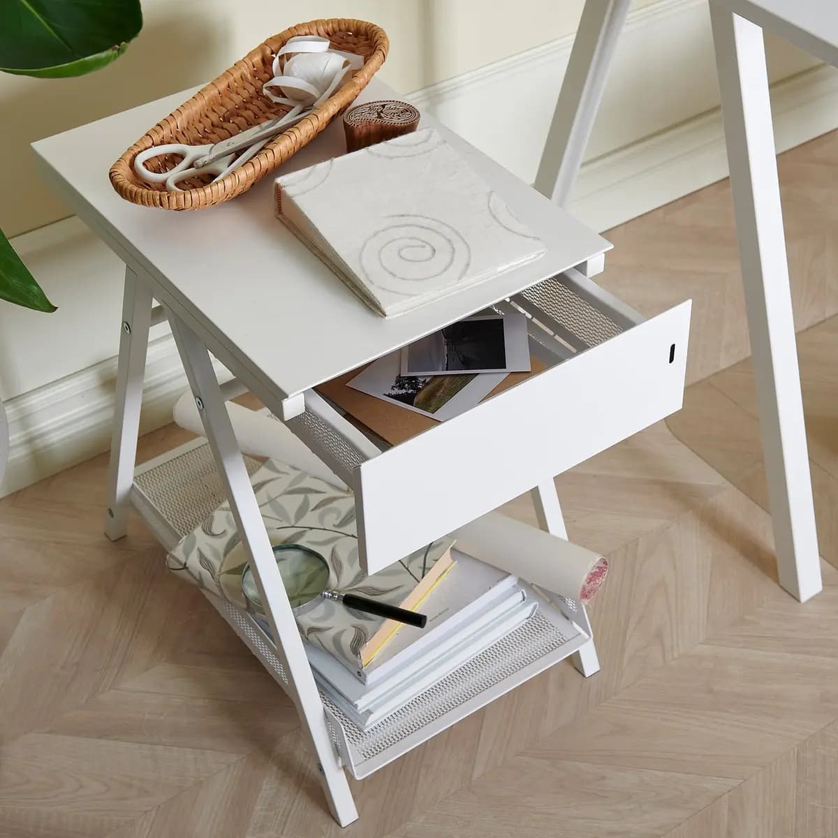IKEA TROTTEN Drawer unit, white [Width 13 3/8 ", Depth 20 7/8 ", Height 22 "]