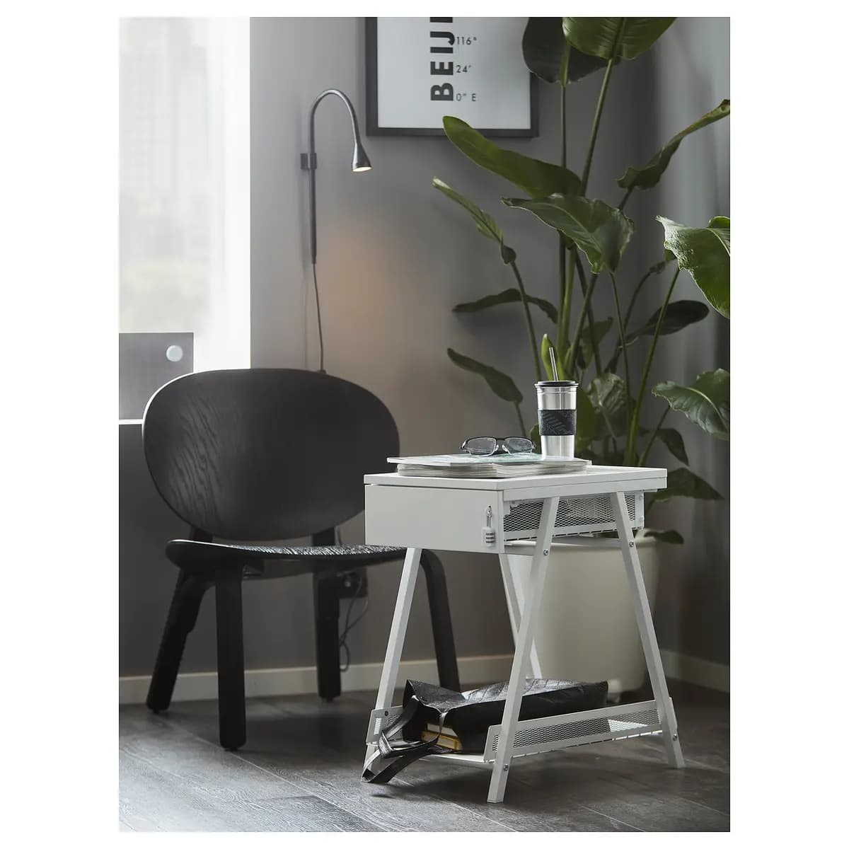IKEA TROTTEN Drawer unit, white [Width 13 3/8 ", Depth 20 7/8 ", Height 22 "]