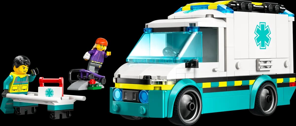 LEGO Emergency Ambulance 60451 [184 pieces, ages 5+, City]