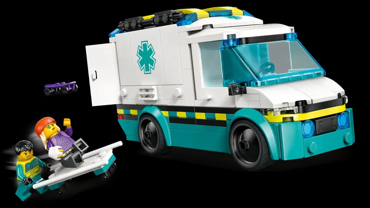 LEGO Emergency Ambulance 60451 [184 pieces, ages 5+, City]