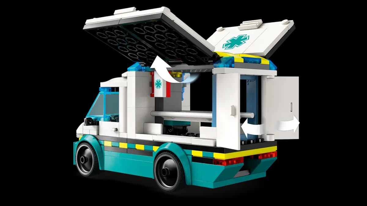 LEGO Emergency Ambulance 60451 [184 pieces, ages 5+, City]