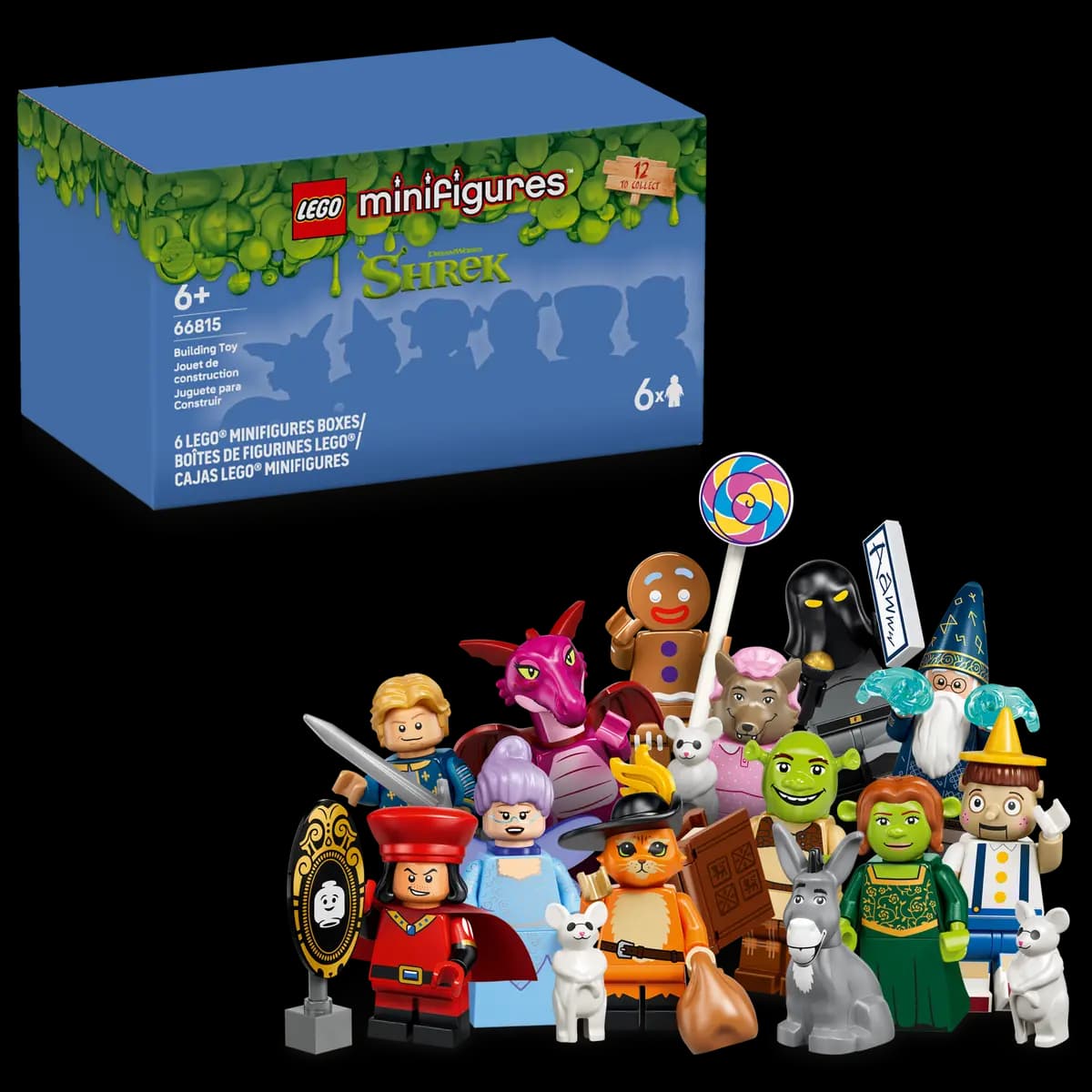 LEGO Shrek Series 6 Pack 66815 [42 pieces, ages 6+, Minifigures]