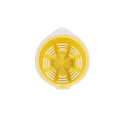 OXO Small Citrus Reamer: Yellow Plastic Juicer, Dishwasher-Safe, 5" Height, 3.6" Width & Depth [Plastic, .13 Pounds, Dishwasher-Safe]