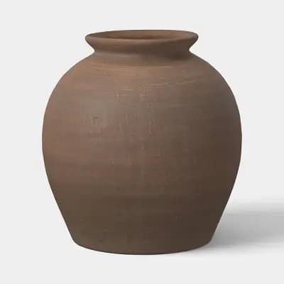 Threshold Medium Rustic Ceramic Vase - Thresholdâ„¢ [Ceramic, 2.97 Pounds, 7.56 Inches (H) x 7.44 Inches (W)]