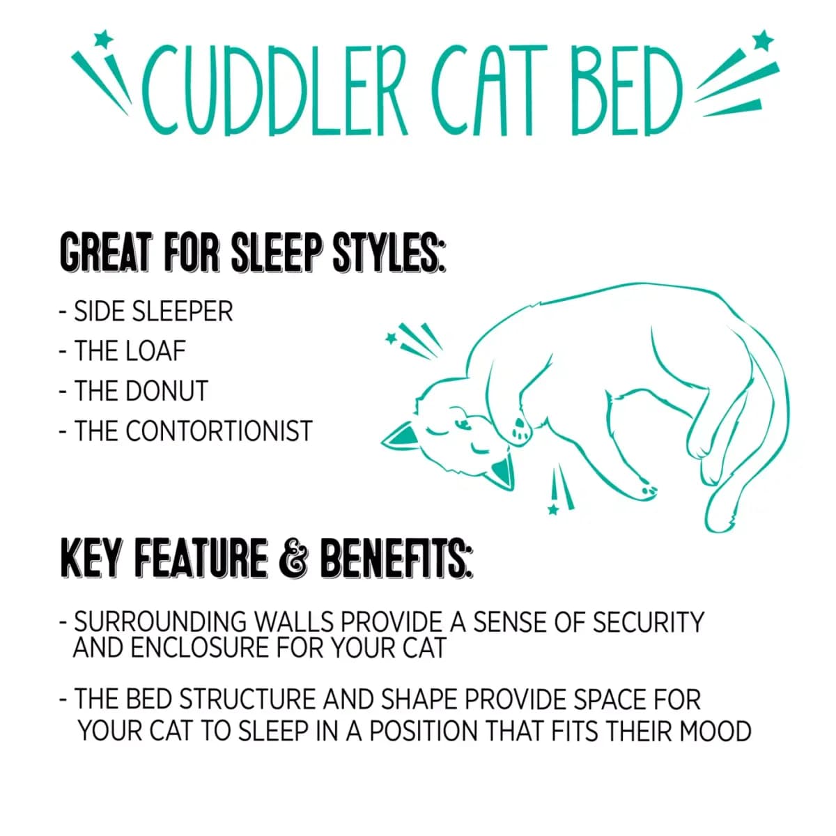 Whisker City® Pink Cuddler Cat Bed 15Lx18W [Brand Whisker City®, Includes 1 Cuddler Bed, Color Pink, White, Environment Indoors]