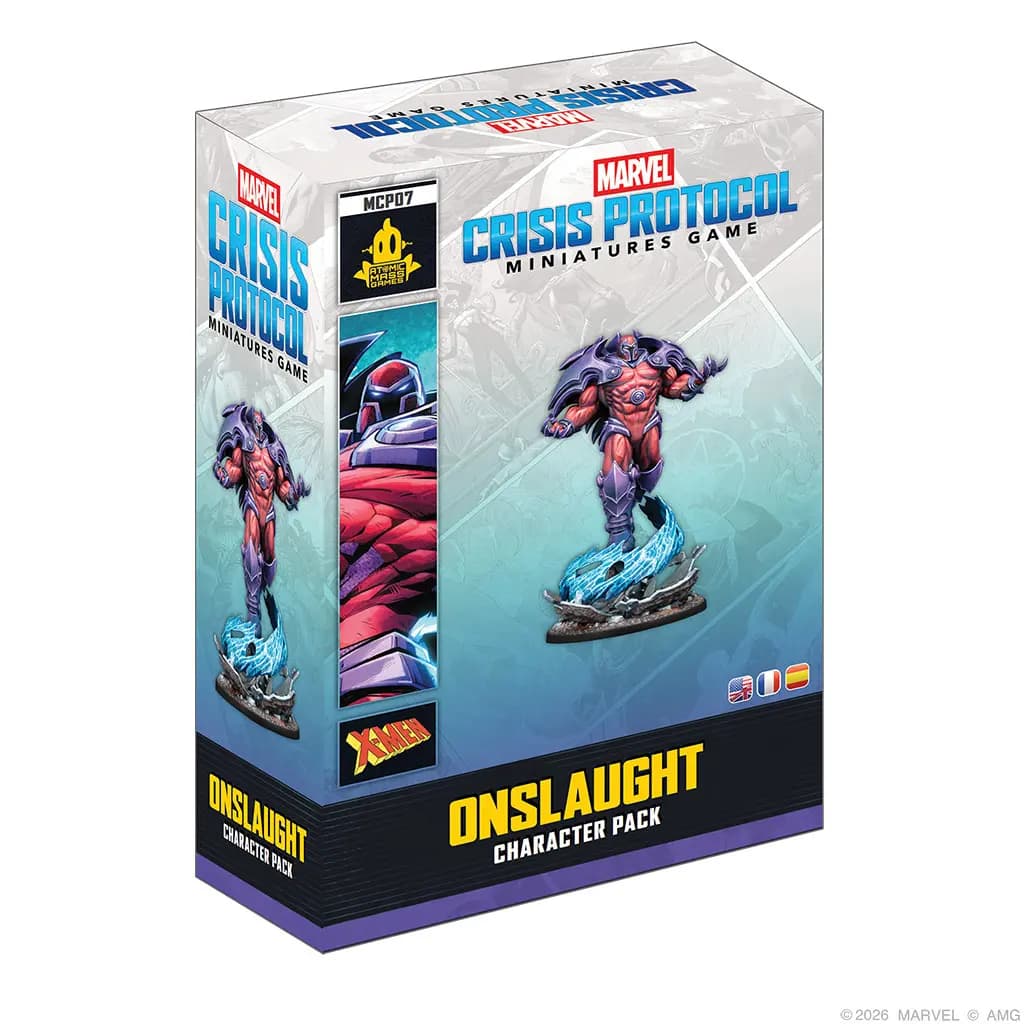 Atomic Mass Games Marvel: Crisis Protocol - Onslaught [UPC 841333136529, players Two Player Only Games Players: Wargames with Rules Supporting Only Twoâ€¦ Theme: Superheroes Reimpl