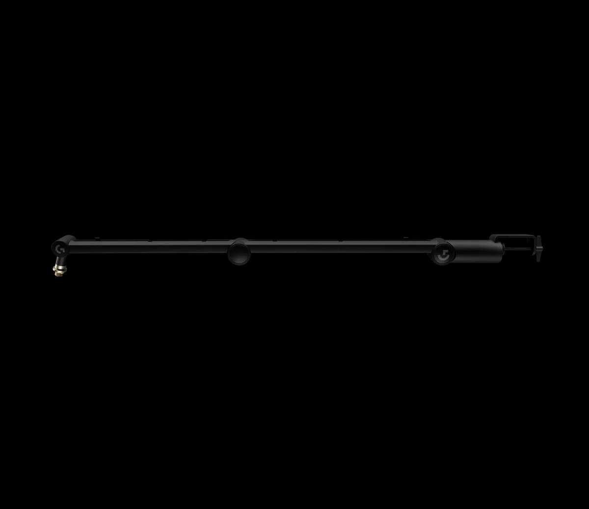 Logitech Compass Microphone Boom Arm - Black [Extruded aluminum, C-clamp, 360 degrees]