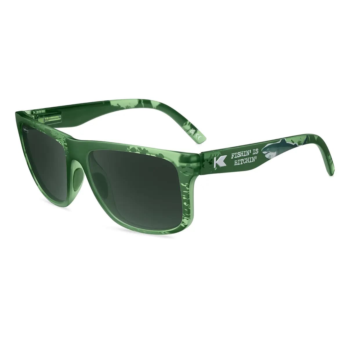 Knockaround Dogfish Head Torrey Pines Sport [Full UV400 eye protection, Green frame with Dogfish Head design, Matte finish]