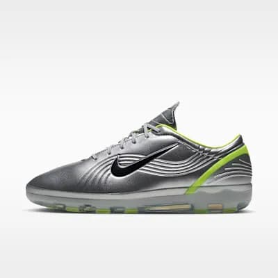 Nike Cryoshot Mercurial Vapor 1 OG Men's Shoes Chrome/Hot Lime/Black [Chrome/Hot Lime/Black, Perforations on the toes add breathability., IQ8161-001]