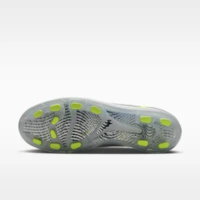 Nike Cryoshot Mercurial Vapor 1 OG Men's Shoes Chrome/Hot Lime/Black [Chrome/Hot Lime/Black, Perforations on the toes add breathability., IQ8161-001]