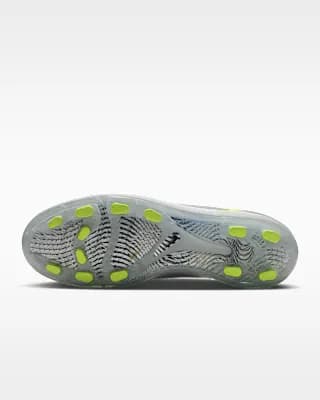 Nike Cryoshot Mercurial Vapor 1 OG Men's Shoes Chrome/Hot Lime/Black [Chrome/Hot Lime/Black, Perforations on the toes add breathability., IQ8161-001]