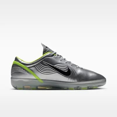 Nike Cryoshot Mercurial Vapor 1 OG Men's Shoes Chrome/Hot Lime/Black [Chrome/Hot Lime/Black, Perforations on the toes add breathability., IQ8161-001]