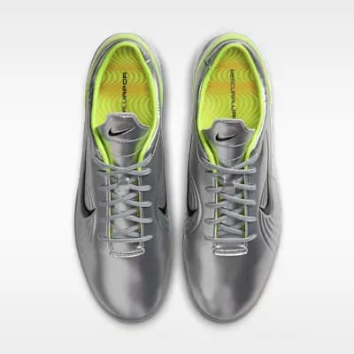 Nike Cryoshot Mercurial Vapor 1 OG Men's Shoes Chrome/Hot Lime/Black [Chrome/Hot Lime/Black, Perforations on the toes add breathability., IQ8161-001]