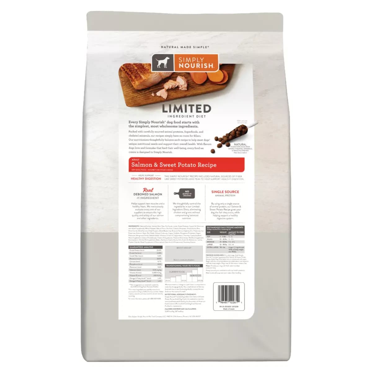 Simply Nourish® Limited Ingredient Diet Adult Dry Dog Food - Salmon & Sweet Potato [Brand Simply Nourish®, Food Type Dry, Life Stage Adult, Flavor Salmon & Sweet Potato]