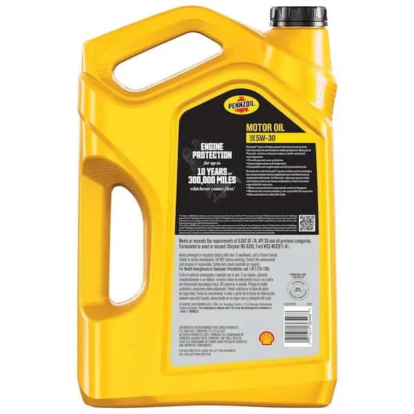 Pennzoil SAE 5W-30 Motor Oil 5 Qt., 550045208 [Automotive Part Type: Engine Oil, General Part Type: Engine Oil, Number Of Units In Package: 1]