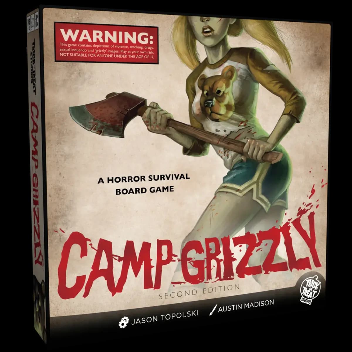Trick or Treat Studios Camp Grizzly (2nd Edition) [ages 17+, 60 - 90 minutes, players 1 - 6]