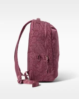 Nike Aura Floral Backpack (24L) Pink Smoke/Pink Smoke/ROSE GOLD BRL [Body: 100% nylon. Lining: 100% polyester, Spot clean, ONE SIZE]
