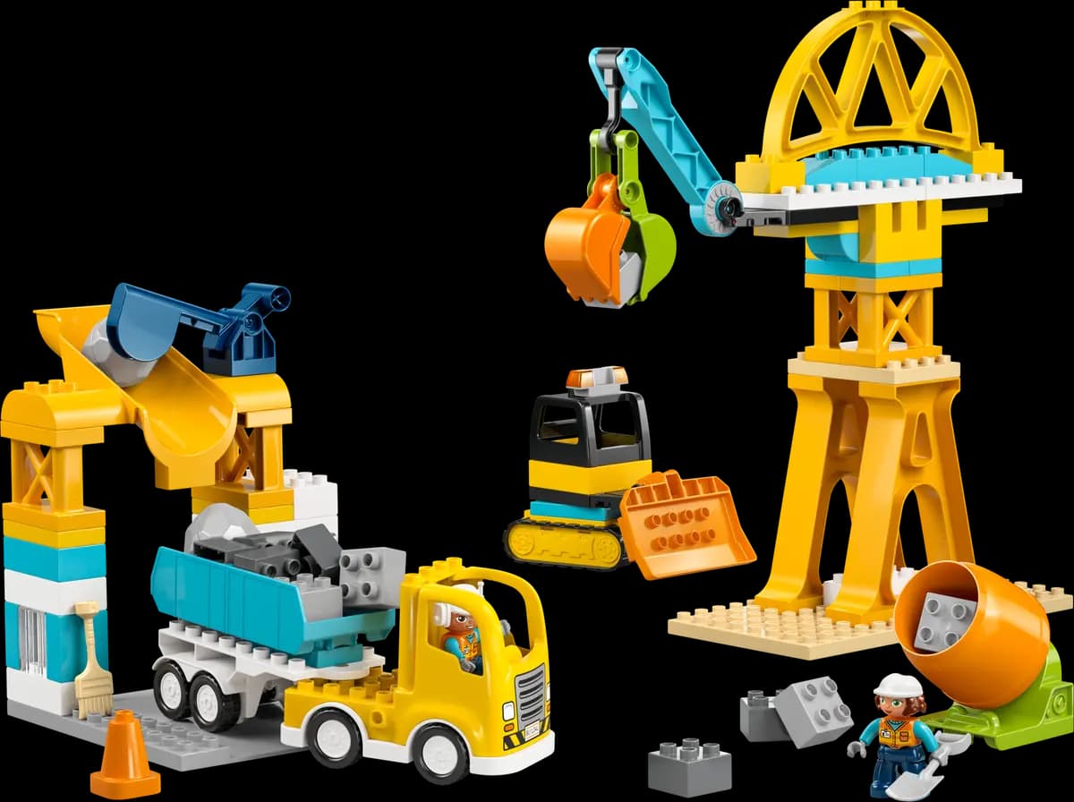 LEGO 3 in 1 Construction Site and Vehicles 10476 [84 pieces, ages 3+, DUPLOÃƒÆ’Ã†â€™ÃƒÂ¢Ã¢â€šÂ¬Ã…Â¡ÃƒÆ’Ã¢â‚¬Å¡Ãƒâ€šÃ‚Â®]
