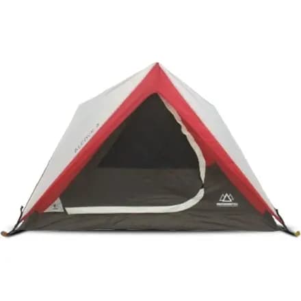 Mountain Summit Gear Rapid Series Alcove 3 Tent Brown/khaki/red [Camping, 3-season, 3-person]