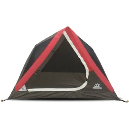 Mountain Summit Gear Rapid Series Alcove 3 Tent Brown/khaki/red [Camping, 3-season, 3-person]