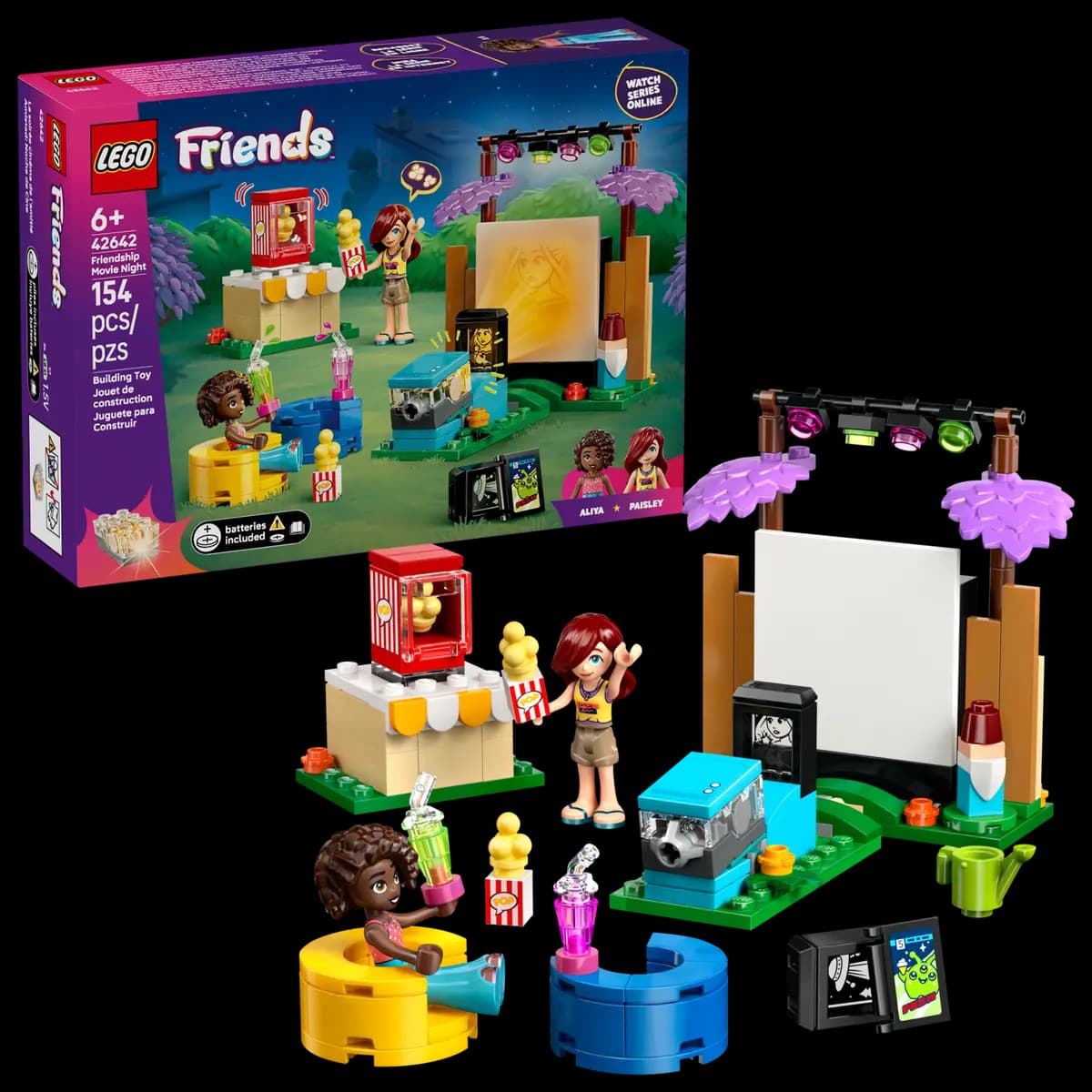 LEGO Friendship Movie Night 42642 [154 pieces, ages 6+, Friends]